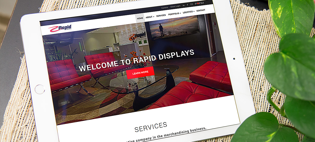 Rapid Displays Website Redesign