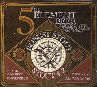 5th Element Beer - Robust Stout 42