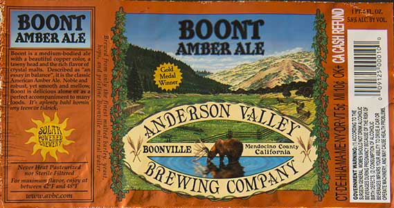 Anderson Valley - Boont Amber Ale