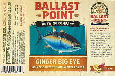 Ballast Point - Ginger Big Eye