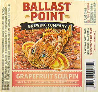 Ballast Point - Grapefruit Sculpin