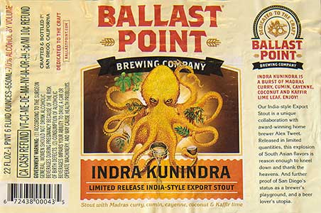 Ballast Point - Indra Kunindra