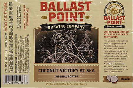 Ballast Point - Coconut Victory at Sea