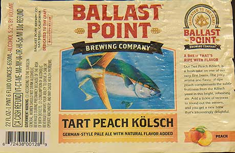 Ballast Point - Tart Peach Kolsch