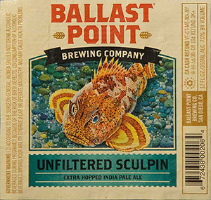 Ballast Point - Unfiltered Sculpin