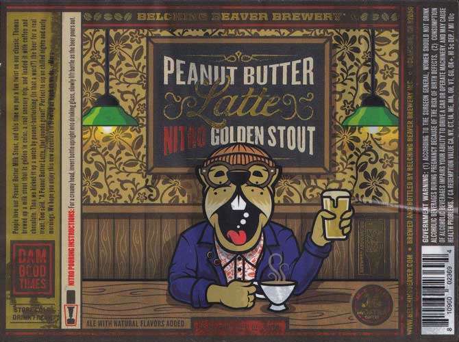 Belching Beaver - Peanut Butter Latte Nitro Golden Stout