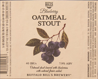 Buffalo Bills - Blueberry Oatmeal Stout