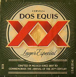 Cervecería Cuauhtémoc Moctezuma - Dos Equis - Lager Especial