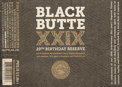 Deschutes - Black Butte 29th Birthday Reserve