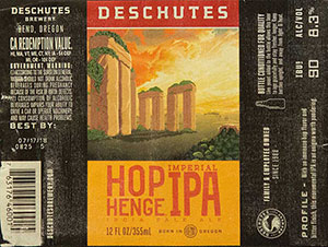 Deschutes - Hop Henge Imperial IPA