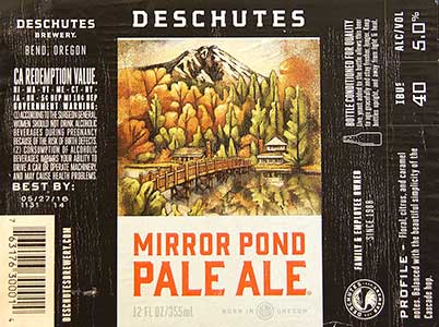 Deshutes - Mirror Pond Pale Ale