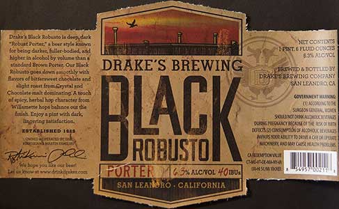 Drakes - Black Robusto