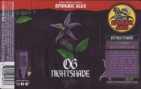 Epidemic Ales - OG Nightshade