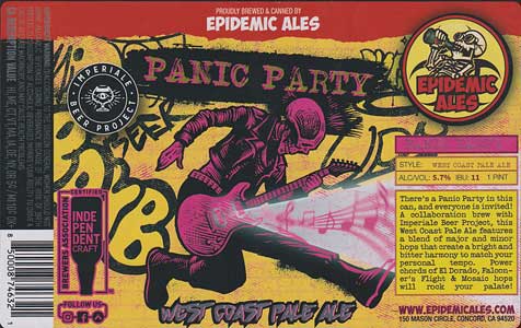 Epidemic Ales - Panic Party