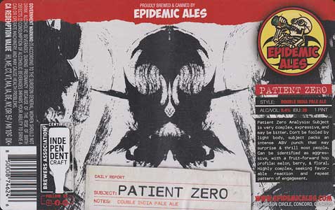Epidemic Ales - Patient Zero