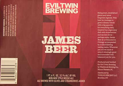 Evil Twin - James Beer