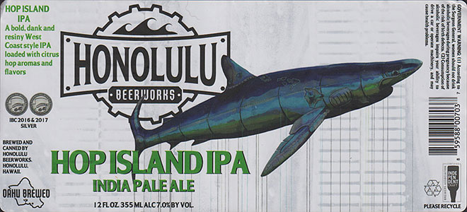Honolulu Beerworks - Hop Island IPA