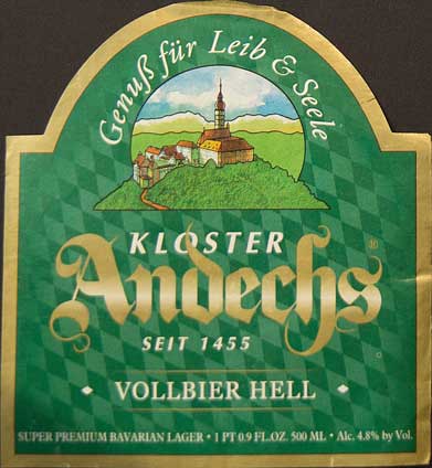 Klosterbrauerei Andechs - Andechser Vollbier Hell