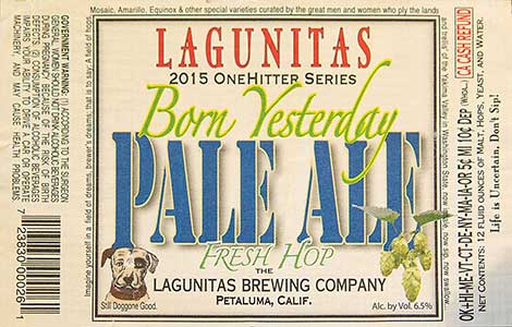 Lagunitas - Born Yesterday Pale Ale