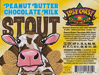 Lost Coast - Peanut Butter Chocolate Milk Stout