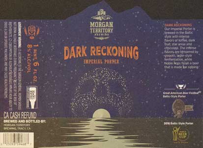 Morgan Territory - Dark Reckoning