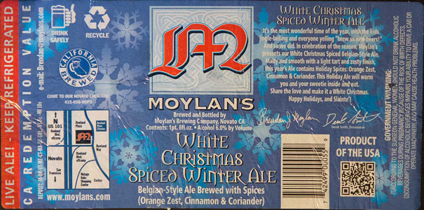 Moylan's - White Christmas Spiced Winter Ale