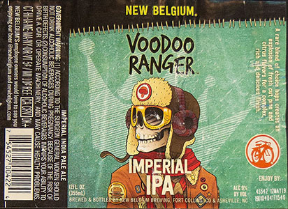 New Belgium- Voodoo Ranger - Imperial IPA