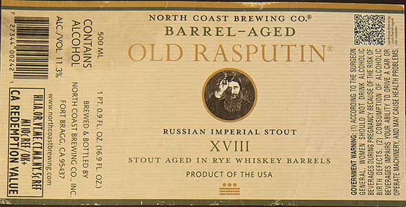 North Coast - Barrel-Aged Old Rasputin