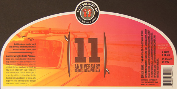 Port Brewing - 11th Anniversary