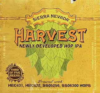 Sierra Nevada - Harvest Newly Developed Hop IPA