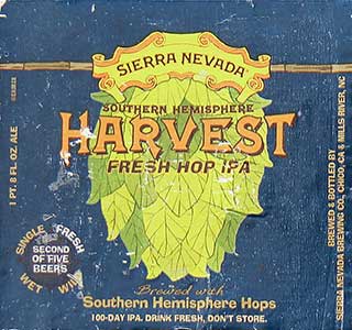 Sierra Nevada - Southern Hemisphere Harvest Fresh Hop IPA