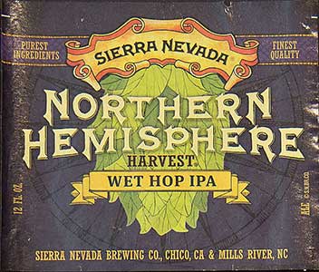 Sierra Nevada - Harvest Northern-Hemisphere Wet Hop IPA