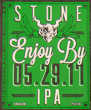 Stone - Enjoy By 5-29-17