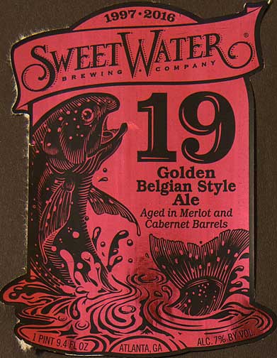 Sweet Water - Golden Belgian Style Ale