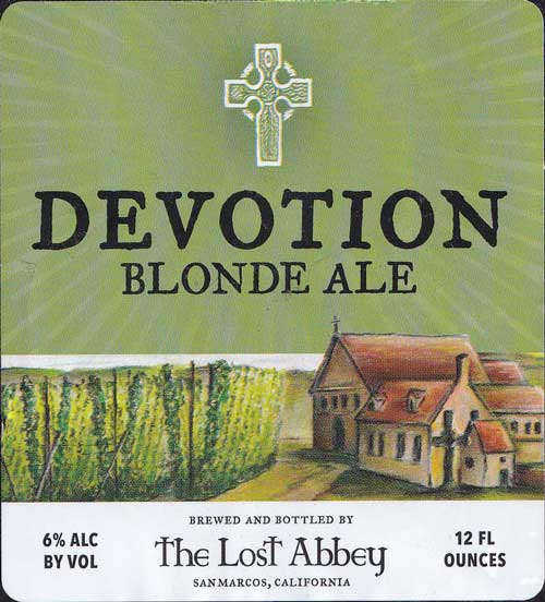 The Lost Abbey - Devotion Blonde Ale