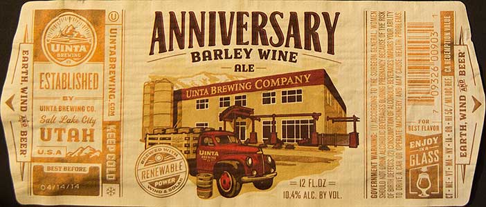 Uinta - Anniversary Barley Wine